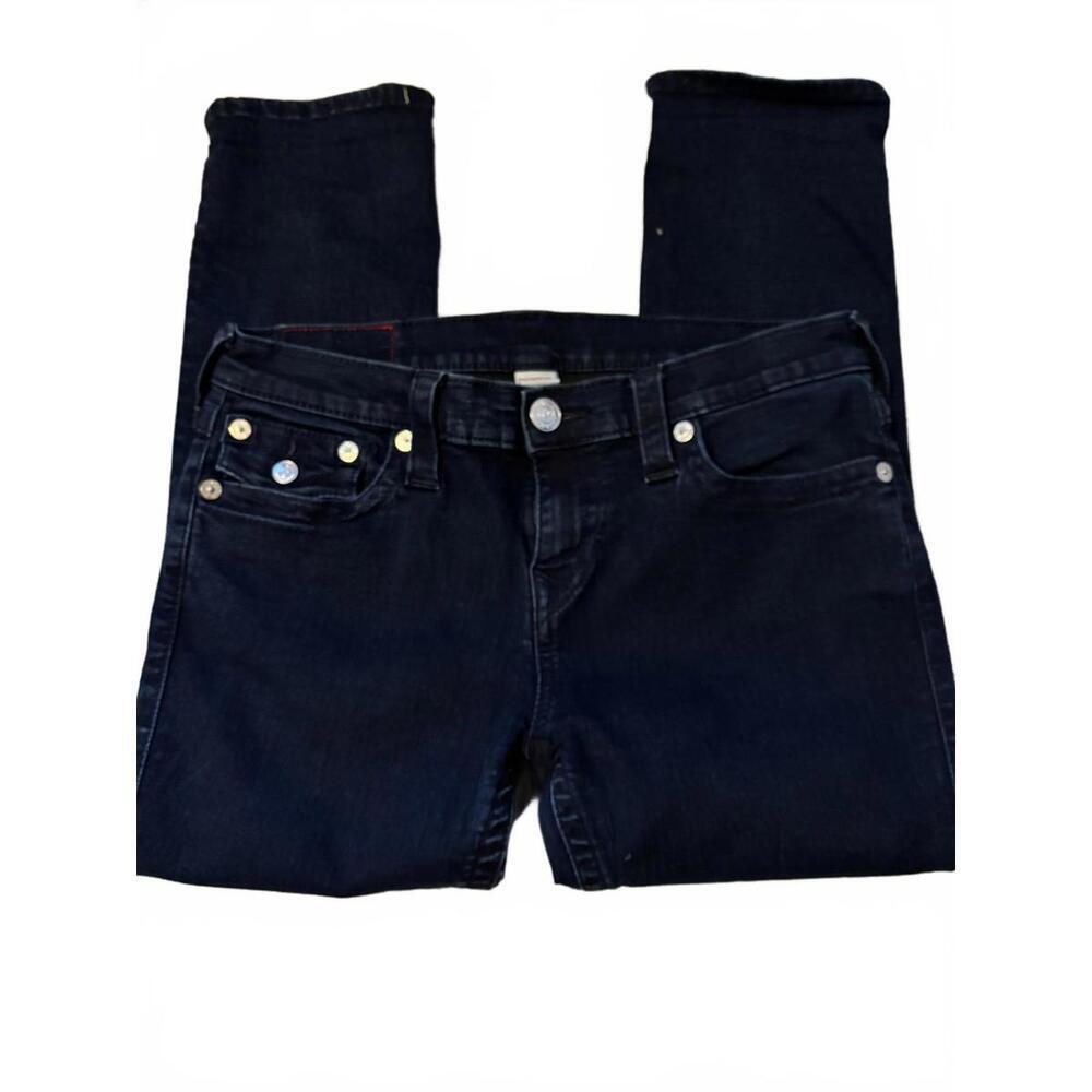 FLASH SALE! Vintage/Y2K True Religion Women's Jeans with Rhinestones - Picture 7 of 9